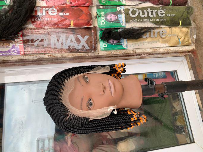 Braided cornrow rasta wig cap 🧢🎓